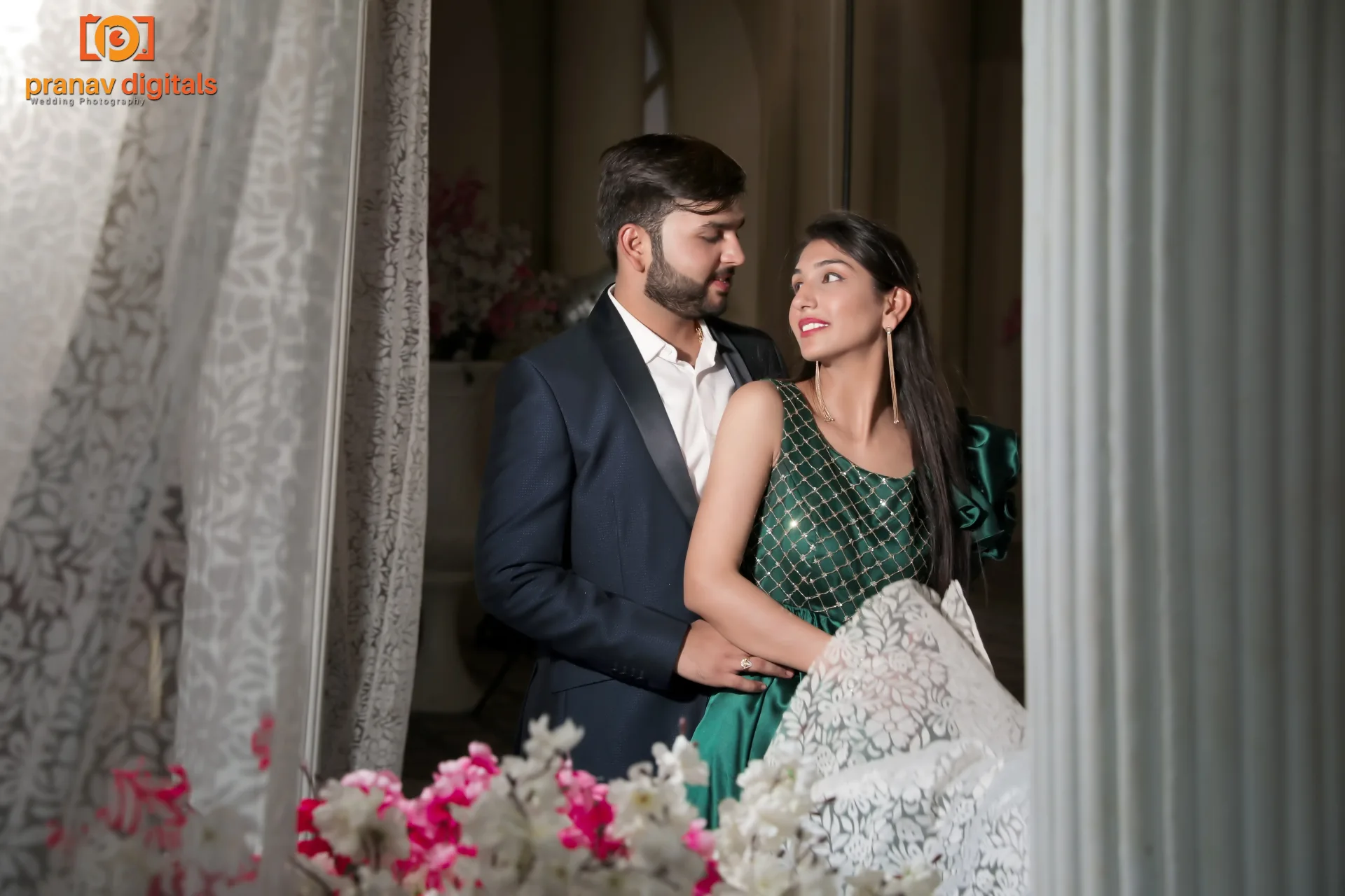 RAW unedited pre wedding portrait before professional retouching